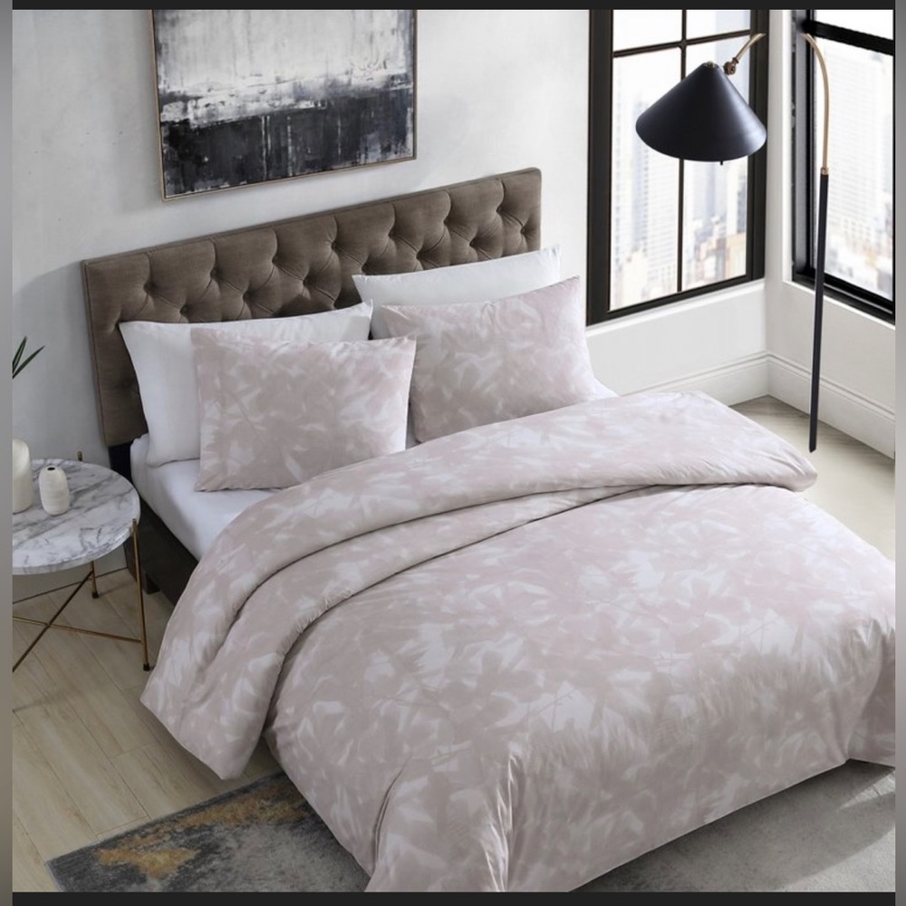 50%OFF‼️Kenneth Cole NY Lexington Floral Luxury Bedding 3pc duvet set Full QUEEN - Picture 5 of 15